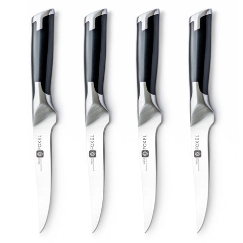 SiliSlick 4 Piece Steak Knife Set - Shop Steak Knife Set Online(4 Red) –  SiliSlick®